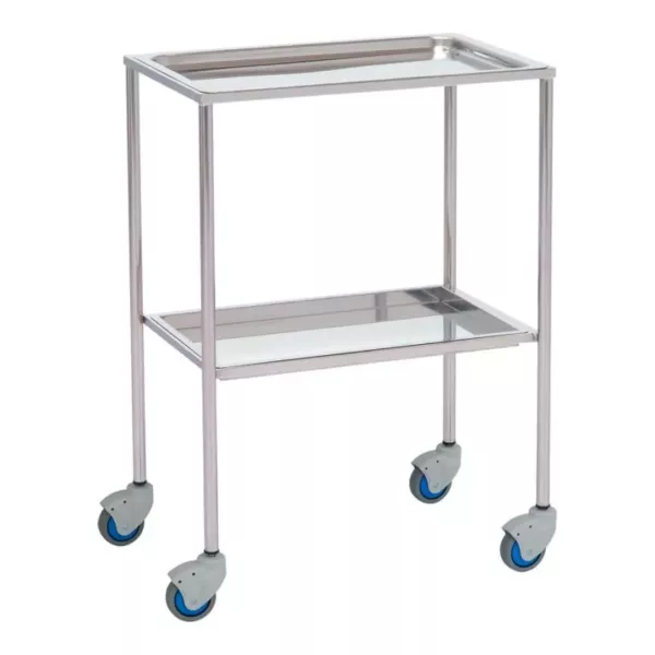 MESA AUX. INOXIDABLE 2 BANDEJAS EXTRAIBL
