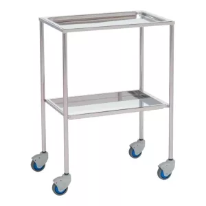 MESA AUX. INOXIDABLE 2 BANDEJAS EXTRAIBL