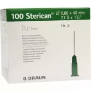 AGUJA ESTERIL 21G 0.8x40 STERICAN C/100U