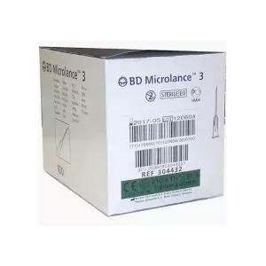 AGUJA ESTERIL 21G 0.8x40 MICROLANCE BD C/100U