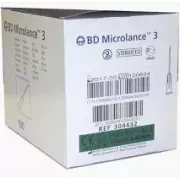 AGUJA ESTERIL 21G 0.8x40 MICROLANCE BD C/100U