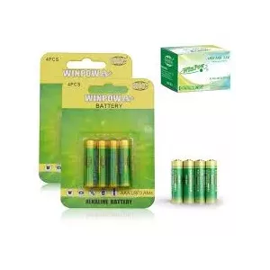 PILA ALCALINA LR 03/AAA 1.5V  RECARGABLE  4UD
