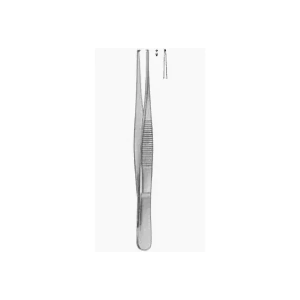 PINZA DISECCION S/DIENTES 13cm.