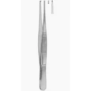 PINZA DISECCION S/DIENTES 13cm.